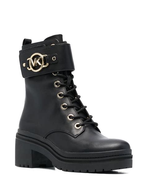 michael kors rory lace|Rory Leather Combat Boot .